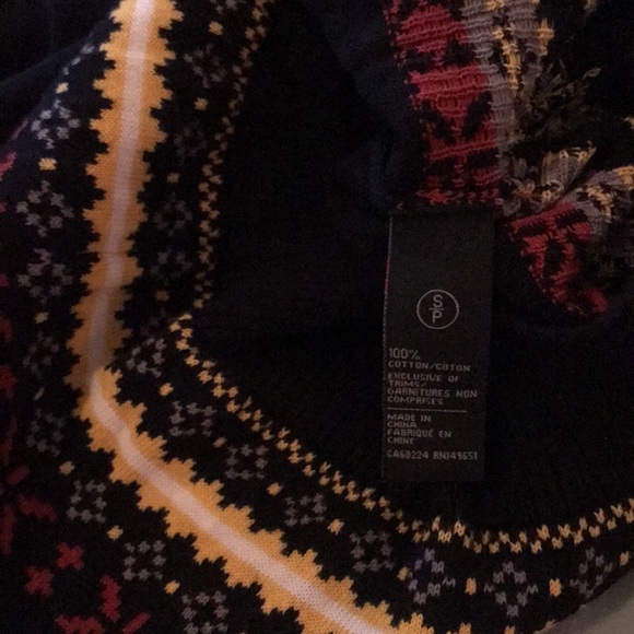 Buffalo David Bitton Cotton Pullover Winter Sweater, Snowflakes Size Small - Picture 8 of 8